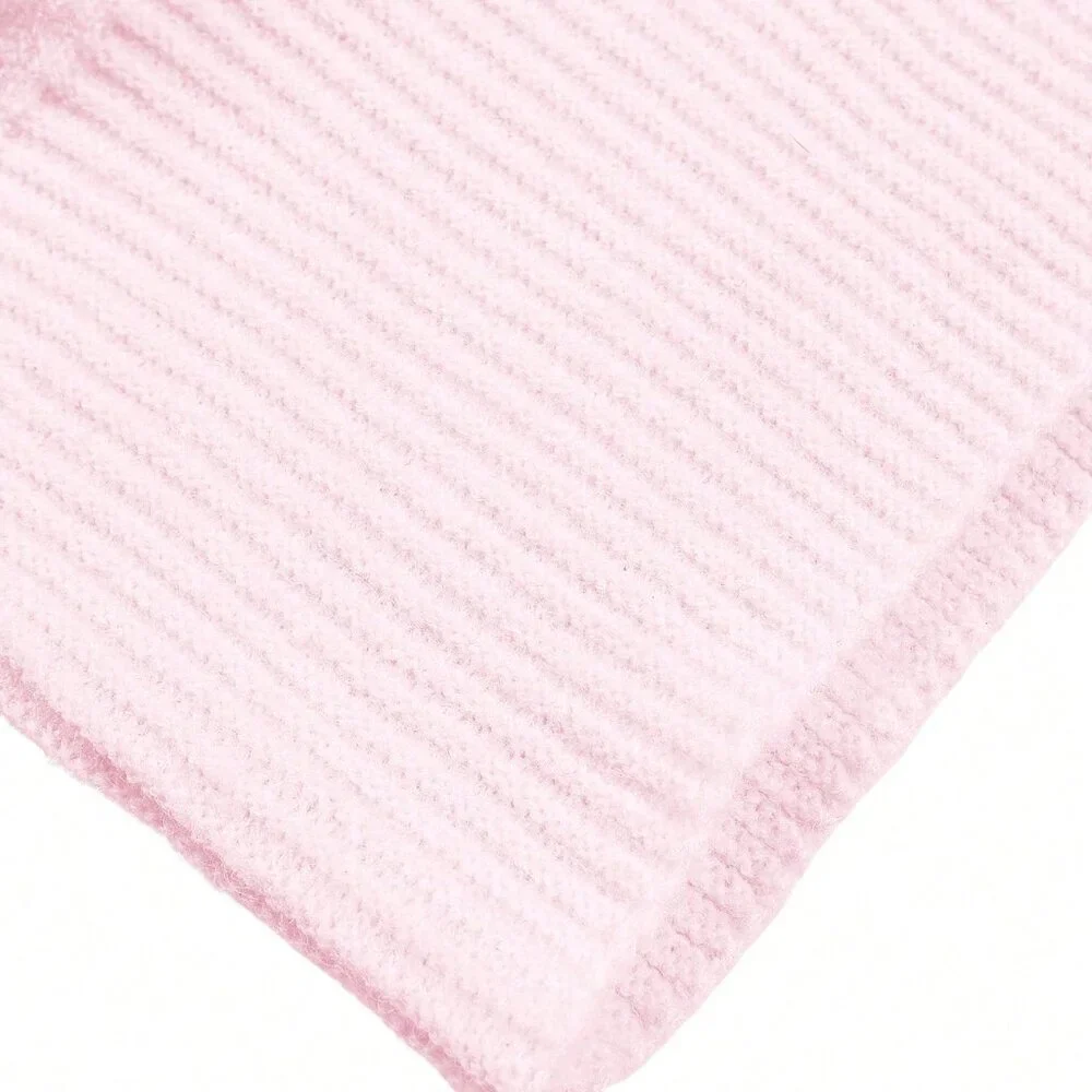 Pink Casual Women's Asymmetric Shoulder Sweater